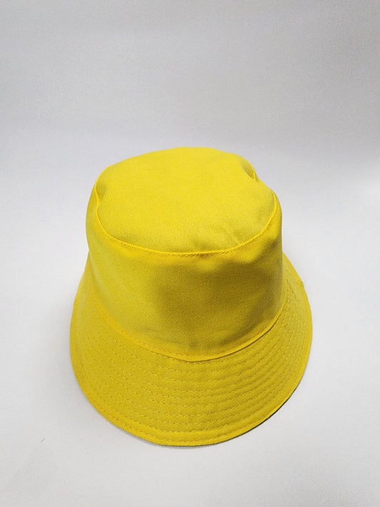 Bucket Hat Reversible Amarillo y Negro