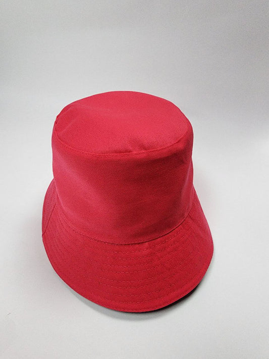 Bucket Hat Reversible Rojo y Negro