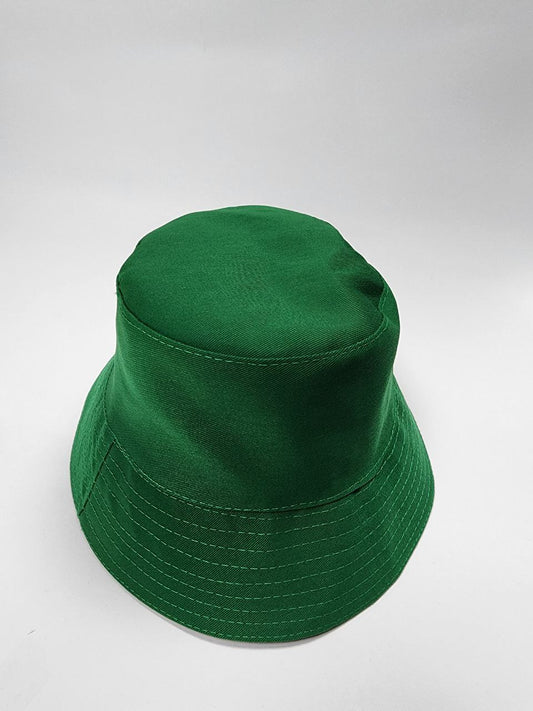 Bucket Hat Reversible Verde y Negro