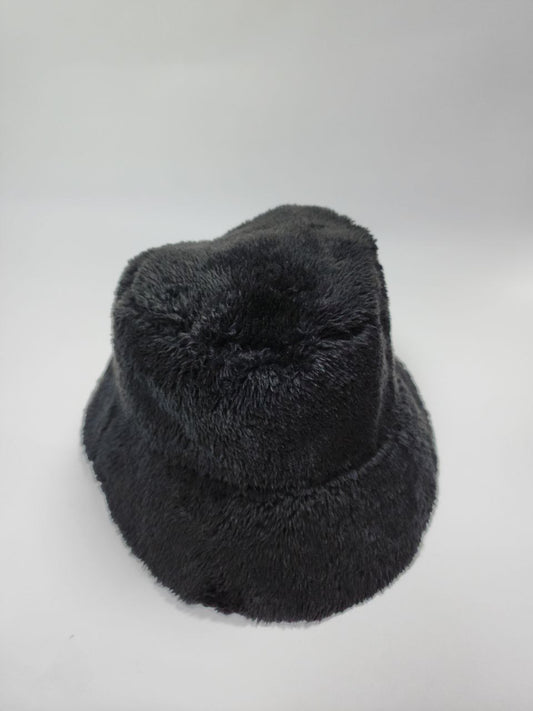 Bucket Hat Peluche Negro