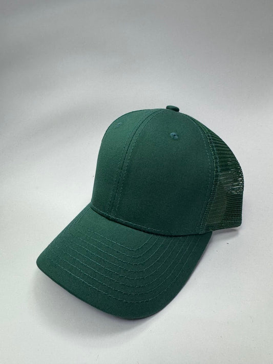 Gorra Trucker Básica Unicolor Verde