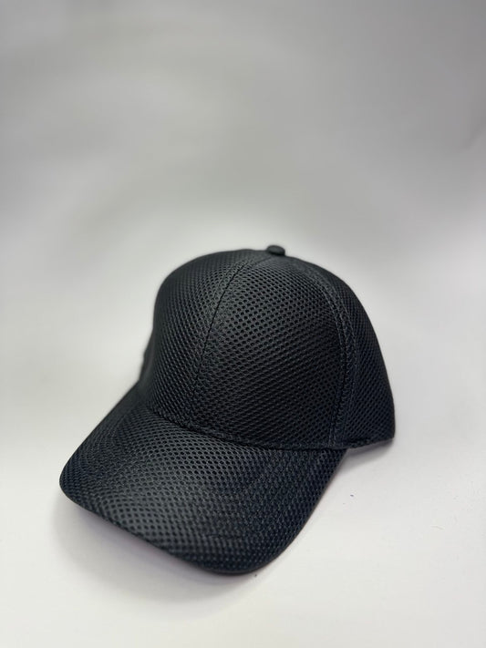 Gorra Malla Completa Unicolor Negro