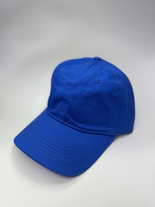 Gorra Prelavada Unicolor Azul