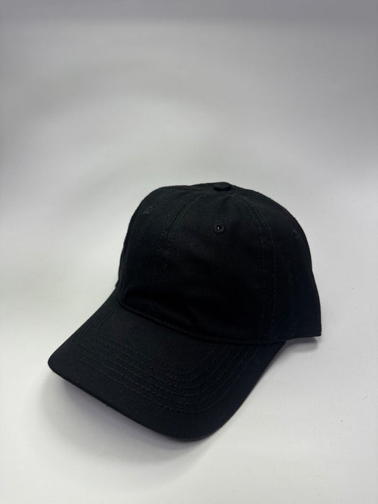 Gorra Prelavada Unicolor Negra